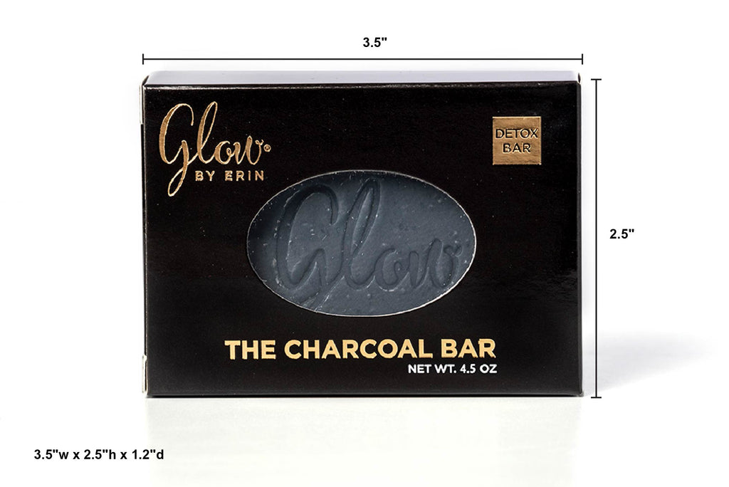 The Charcoal Bar ~ Glow By Erin's Charcoal Detox Bar - 4.5 oz.