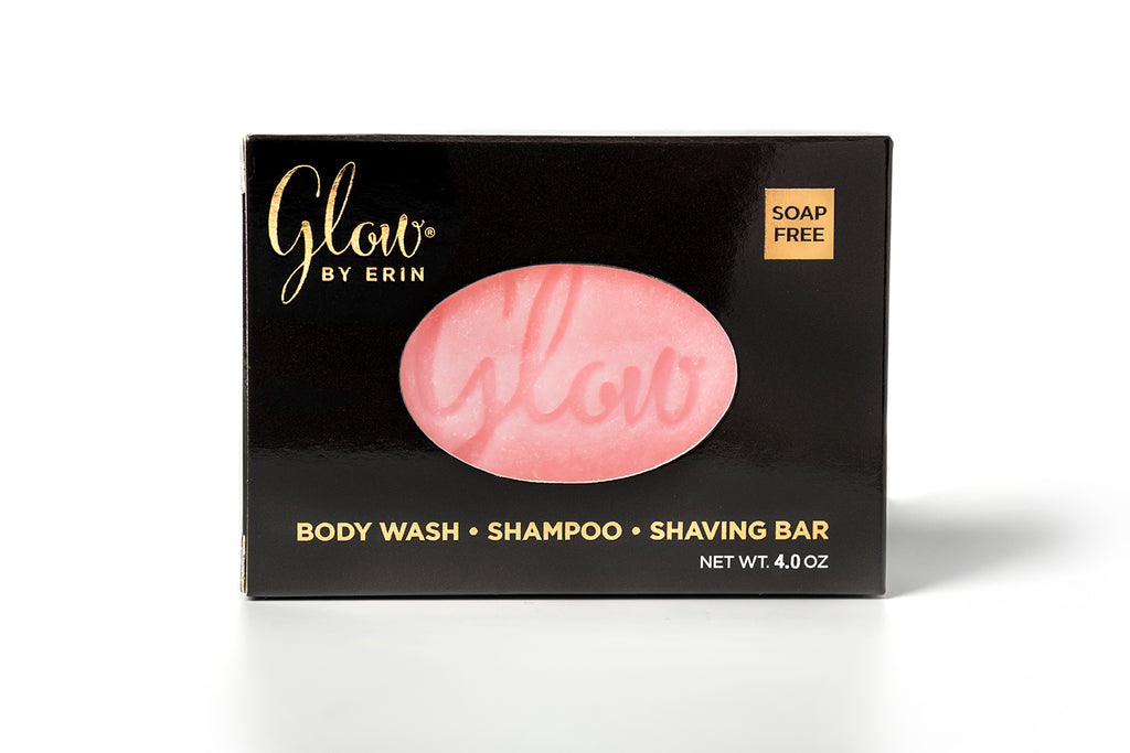 Original Scent ~ Glow By Erin's 3-IN-1 Shampoo~Body Wash~Shave Bar - 4 oz.